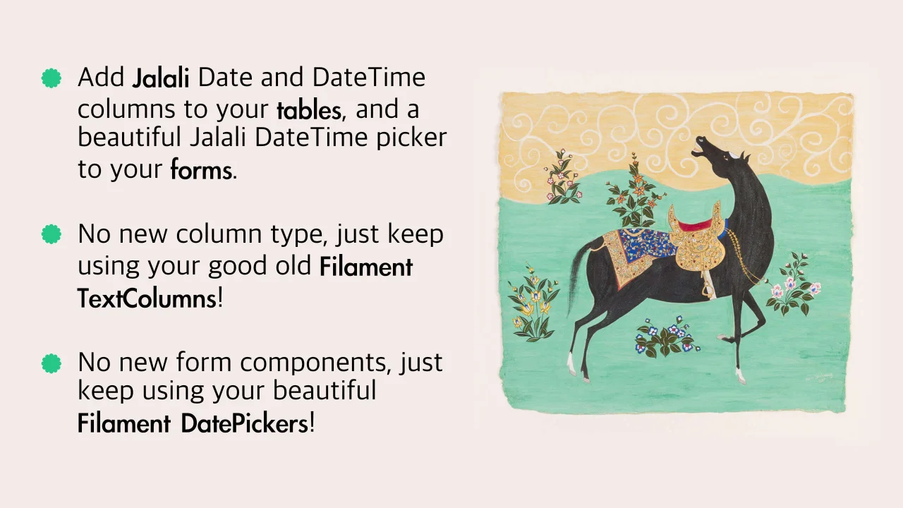 Jalali plugin screenshot