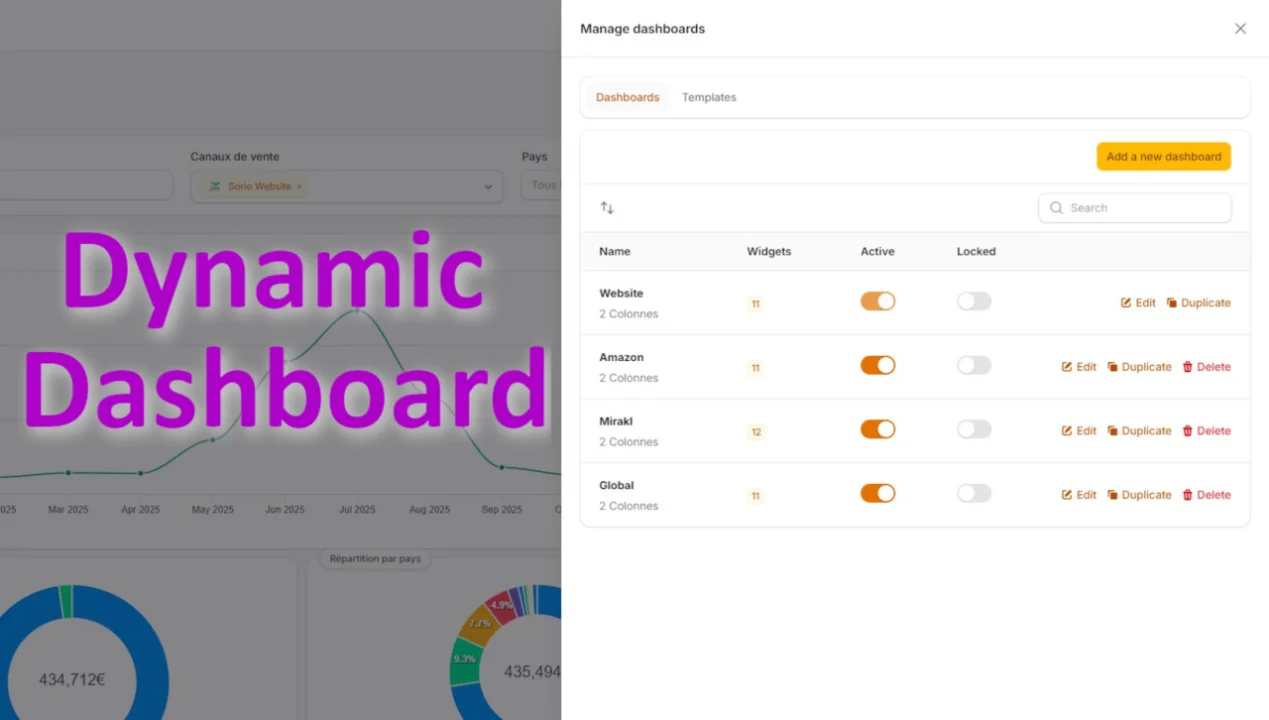 Dynamic Dashboard plugin screenshot