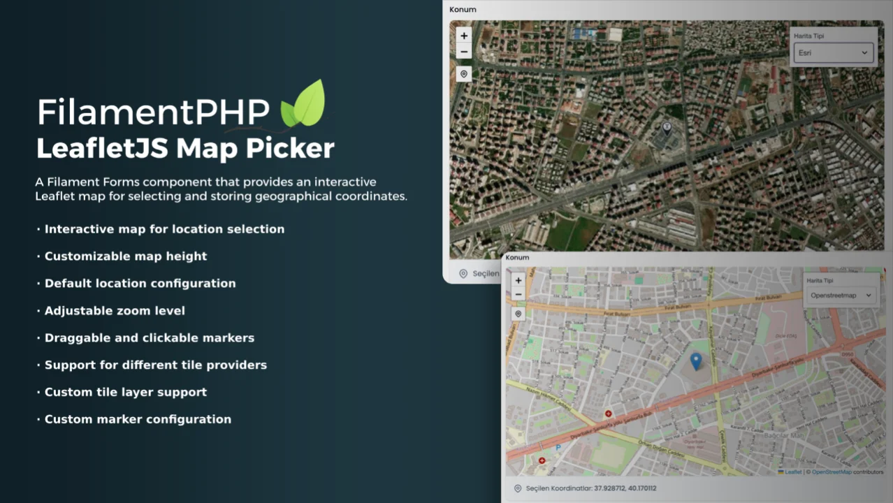 LeafletJS Map Picker plugin thumbnail