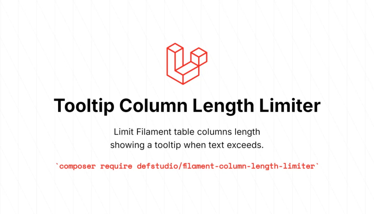 Tooltip Column Length Limiter plugin screenshot