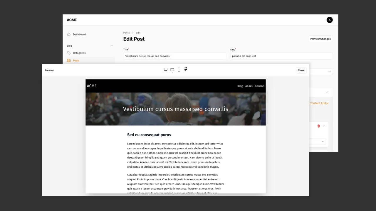 Peek plugin screenshot