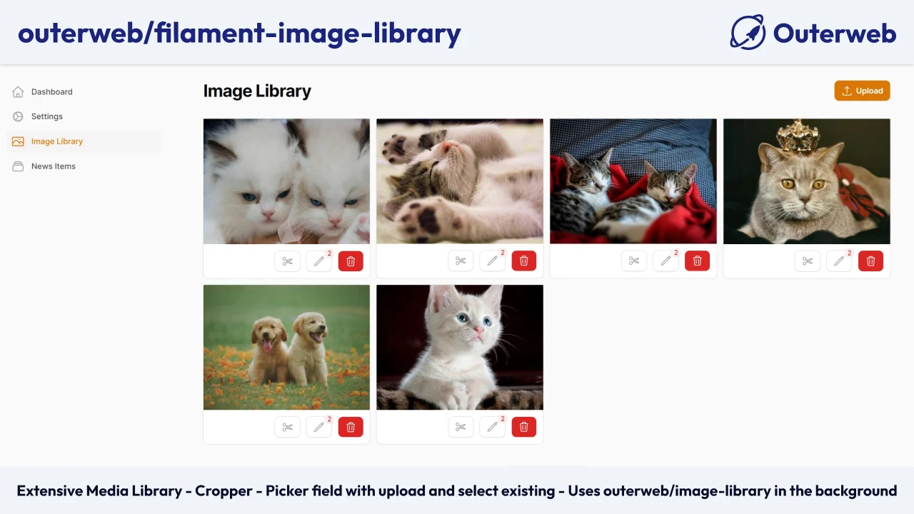 Image Library plugin thumbnail