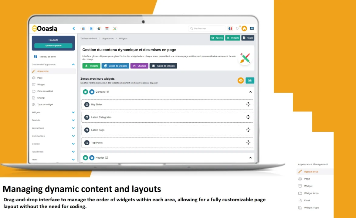 Managing dynamic content and widgets plugin thumbnail