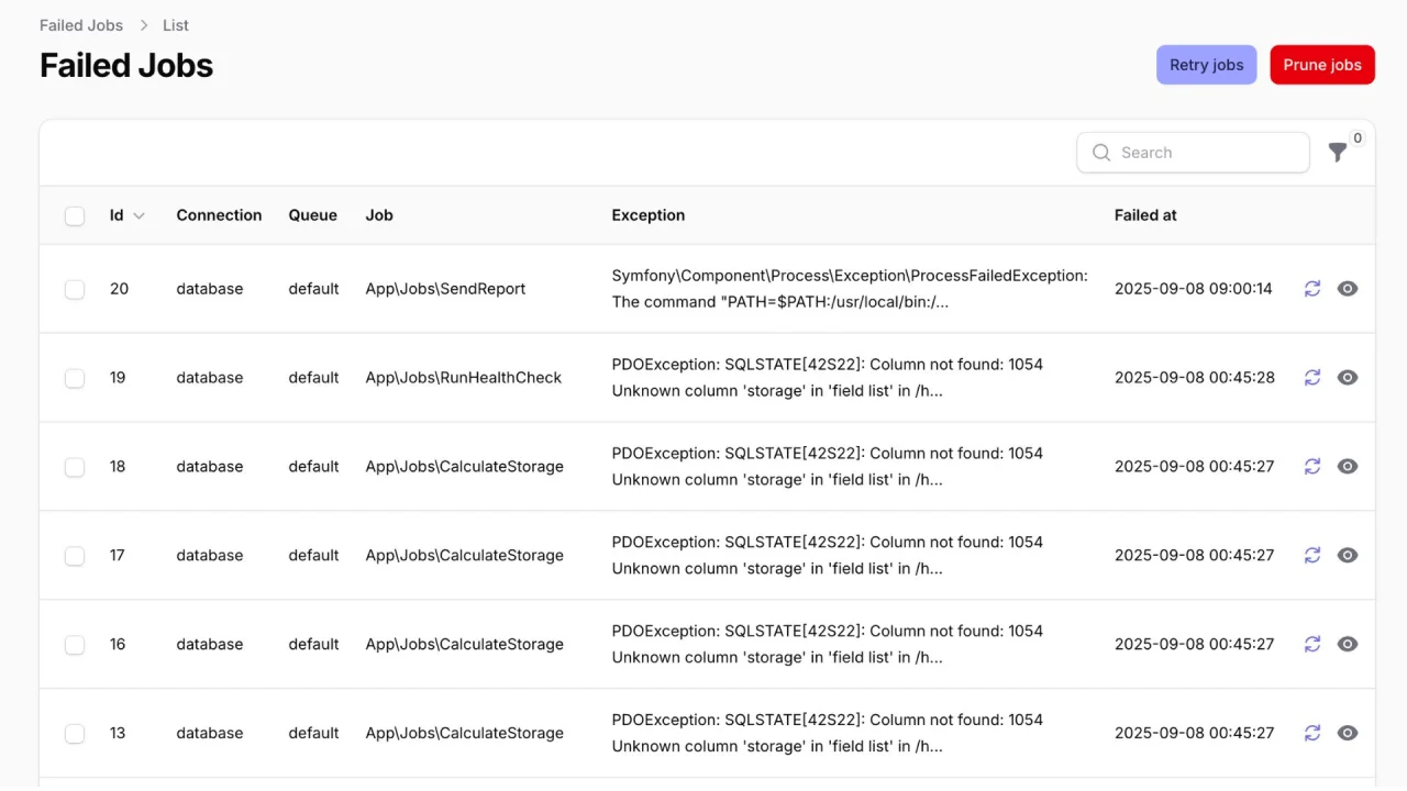 Failed Jobs plugin thumbnail