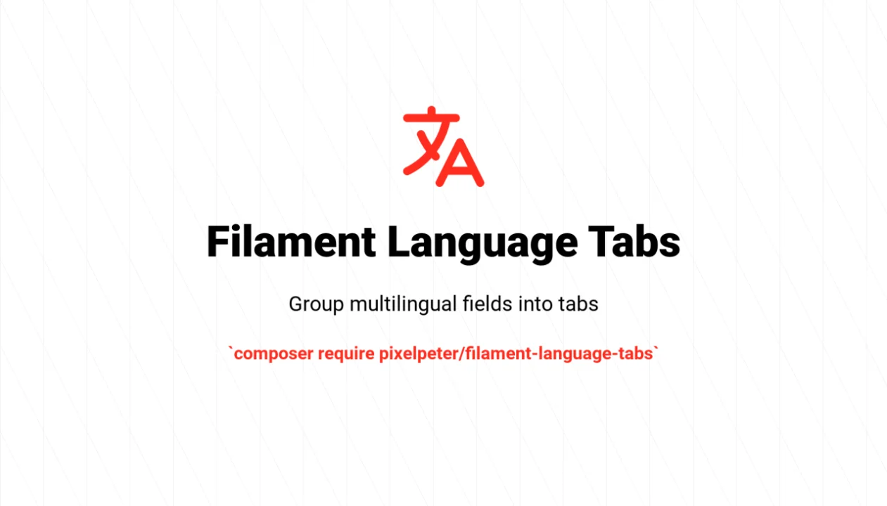 Language Tabs plugin screenshot