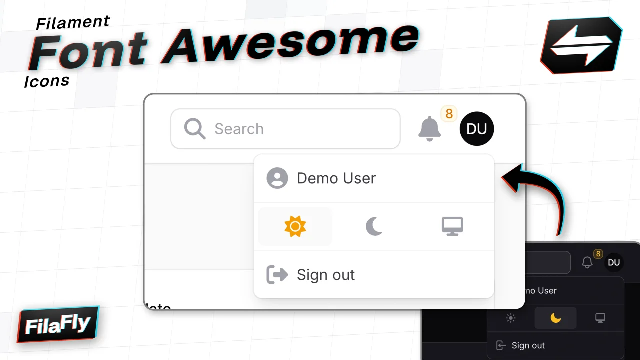Font Awesome Icons plugin screenshot
