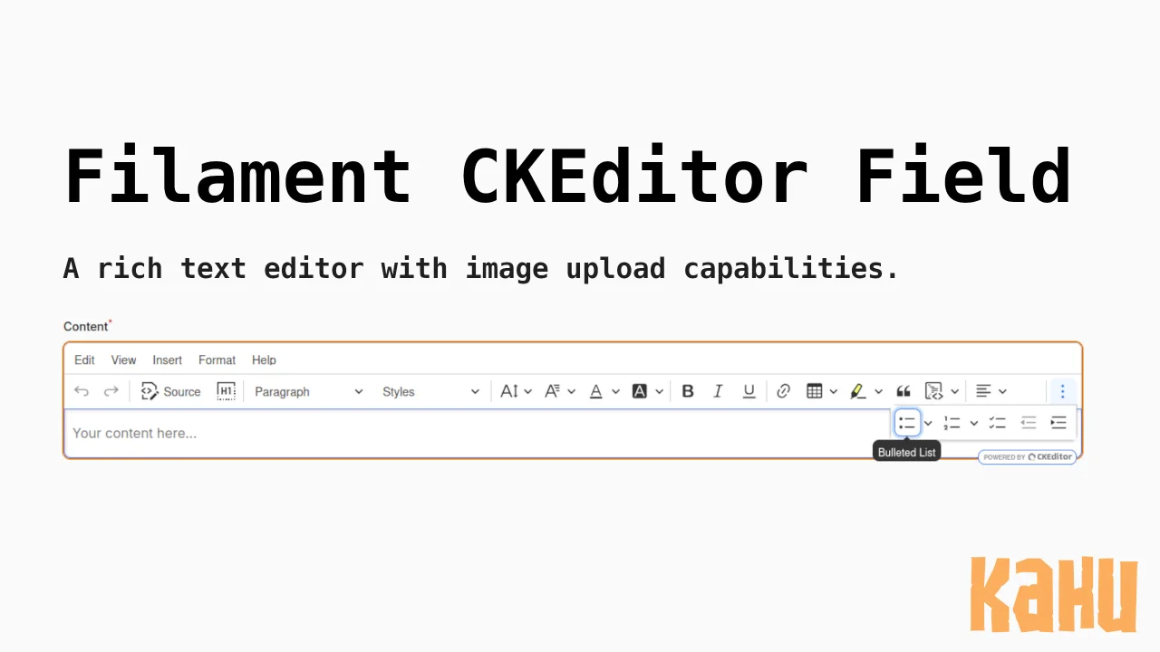 CKEditor Field plugin screenshot