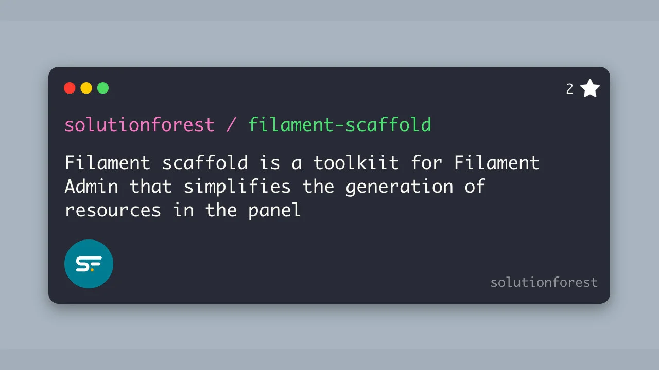Scaffold plugin screenshot