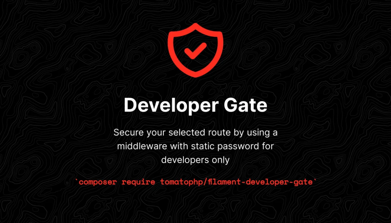 Developer Gate plugin screenshot