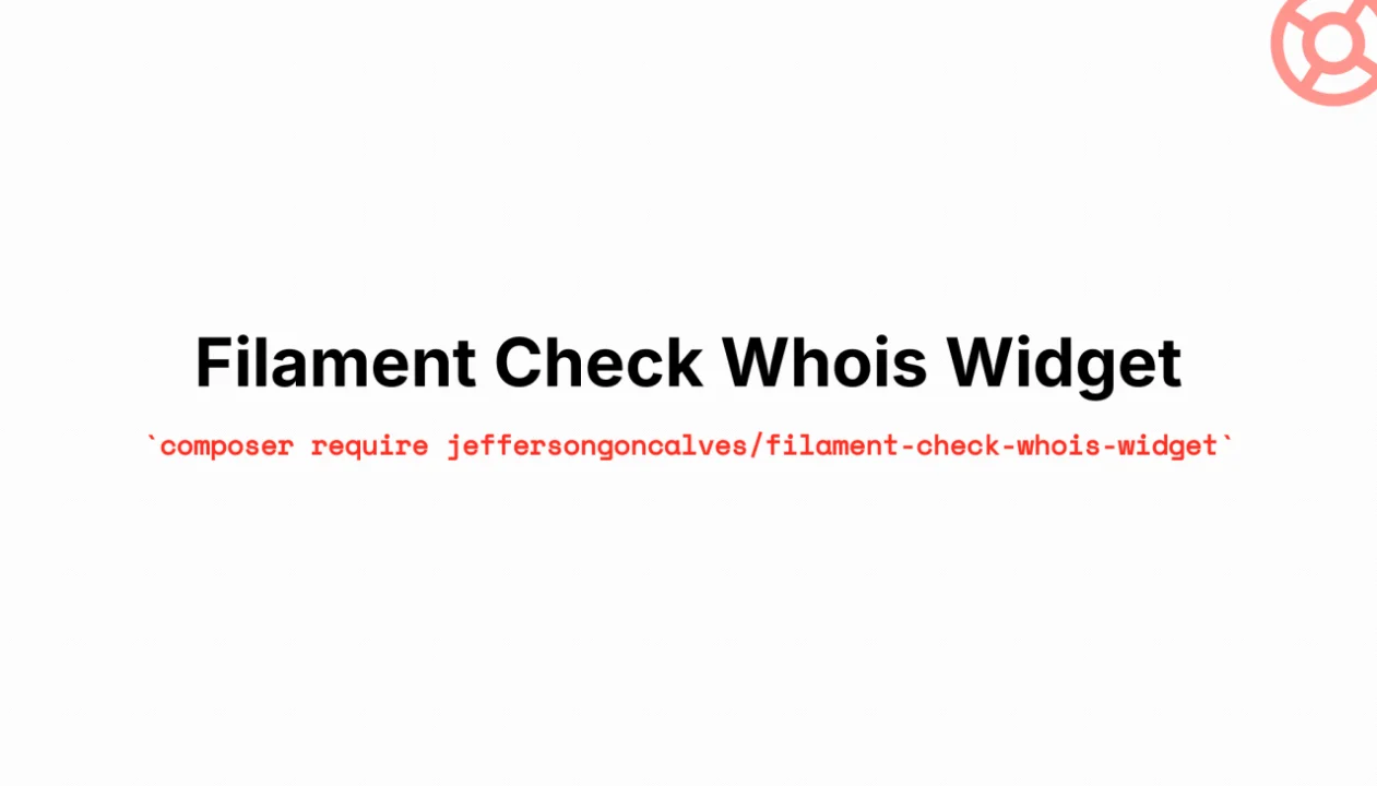 Check Whois Widget plugin screenshot