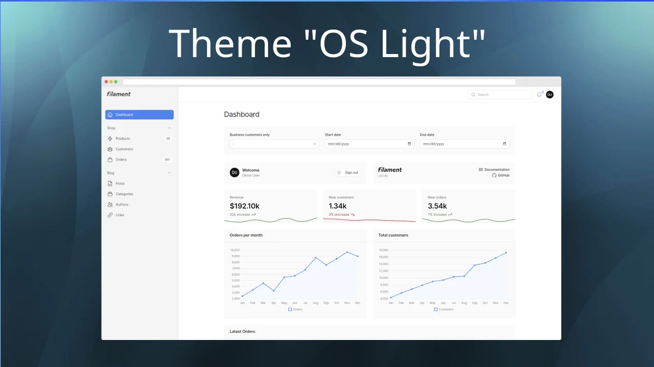 OS Light Theme plugin screenshot