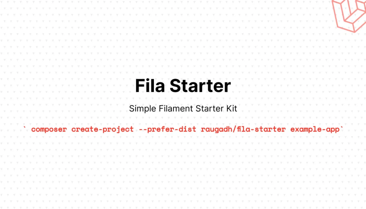 Fila Starter Kit plugin screenshot