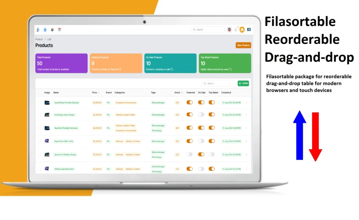 Filasortable plugin thumbnail