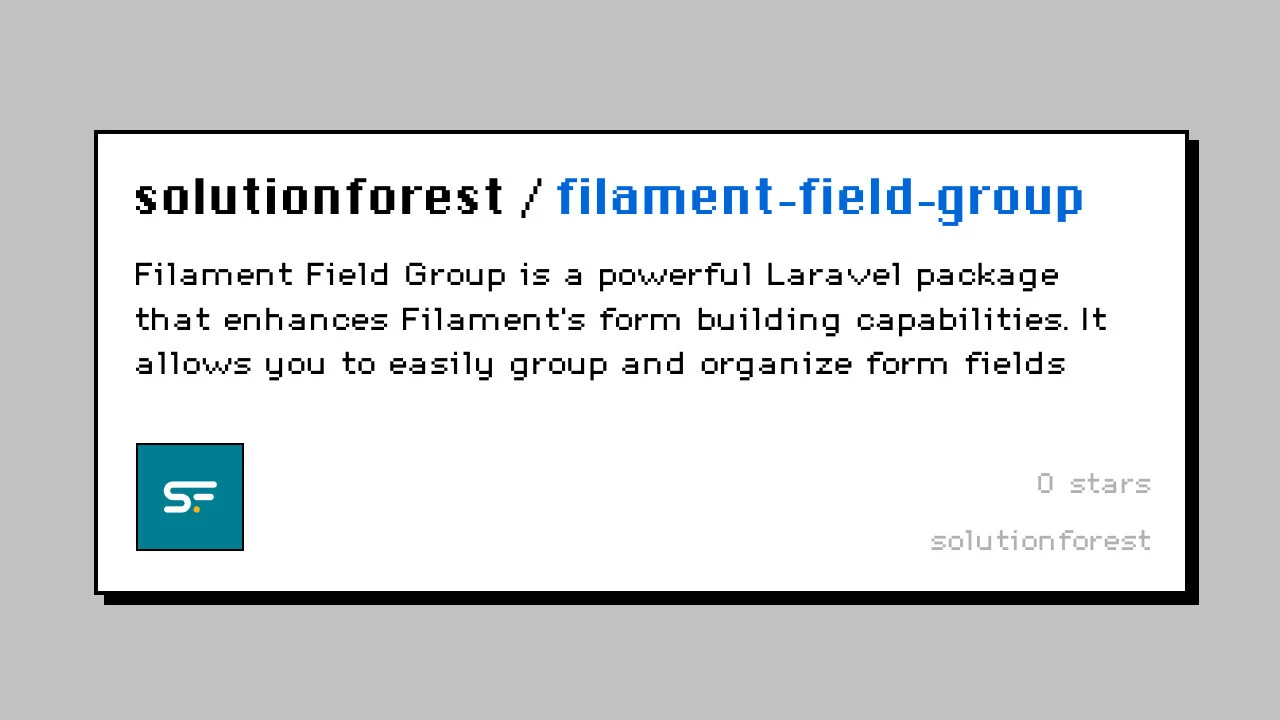 Field Group plugin screenshot