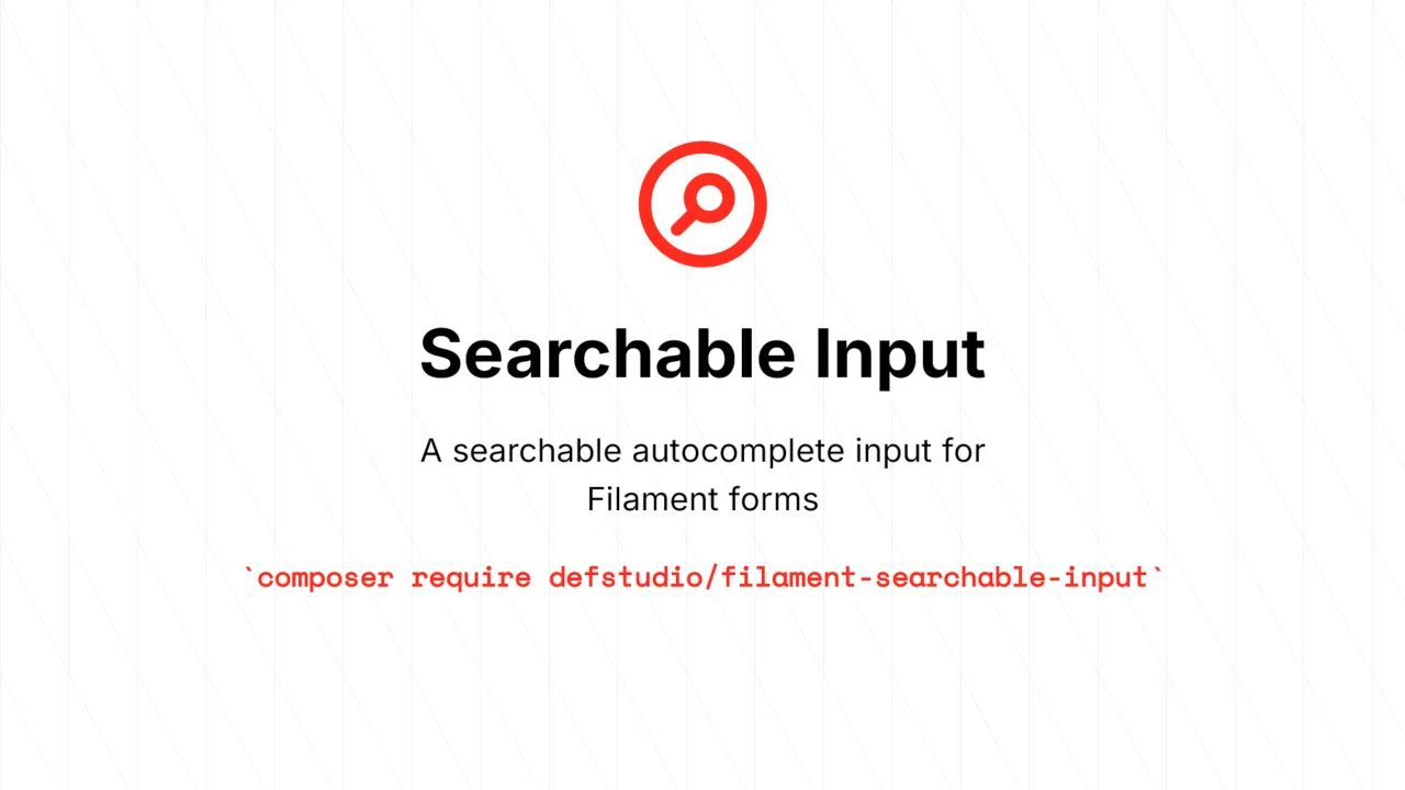 Searchable Input plugin thumbnail