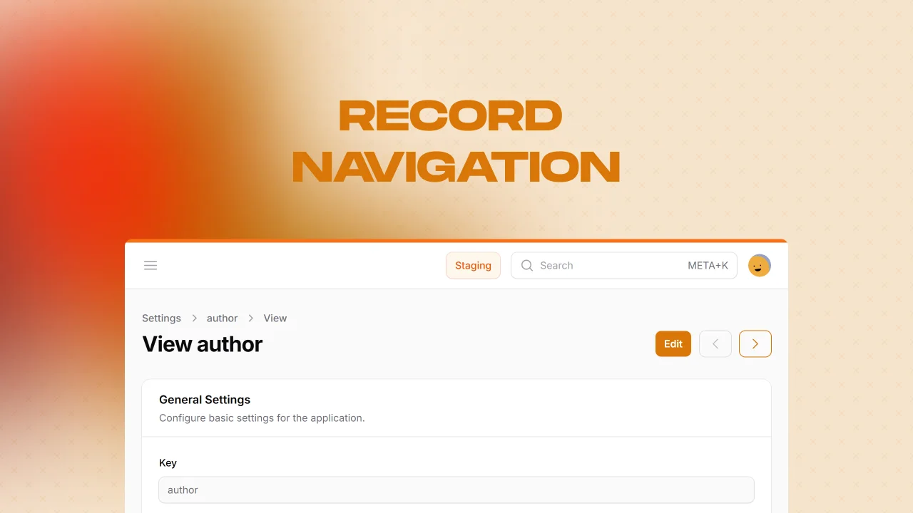 Record Navigation plugin screenshot