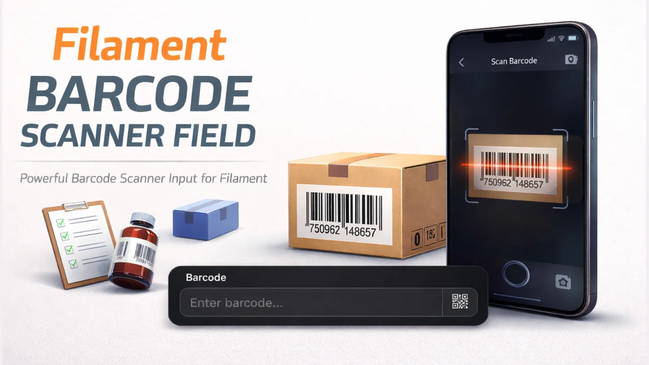 Barcode Scanner Field plugin screenshot