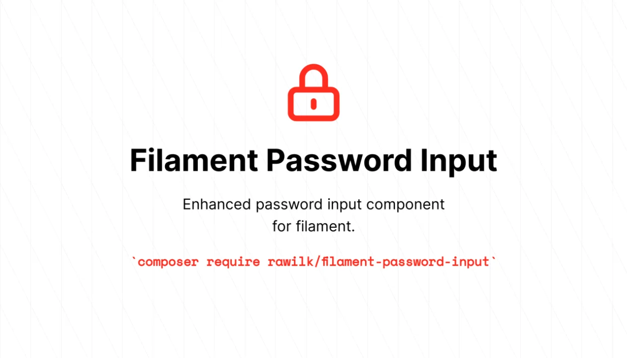Password Input plugin screenshot