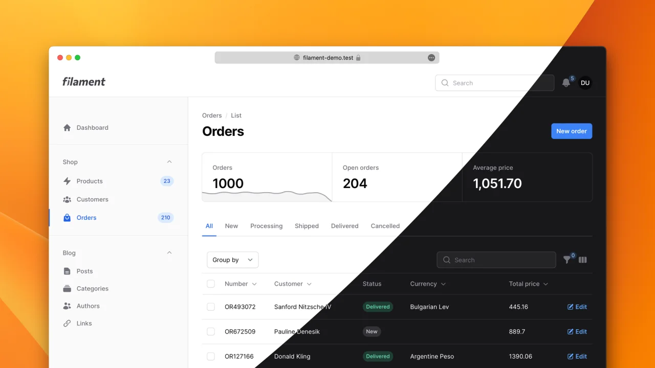Themes plugin screenshot