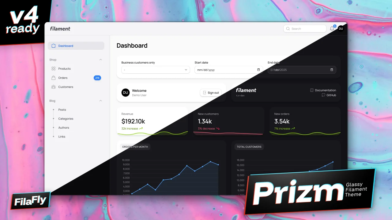 Prizm Theme plugin screenshot