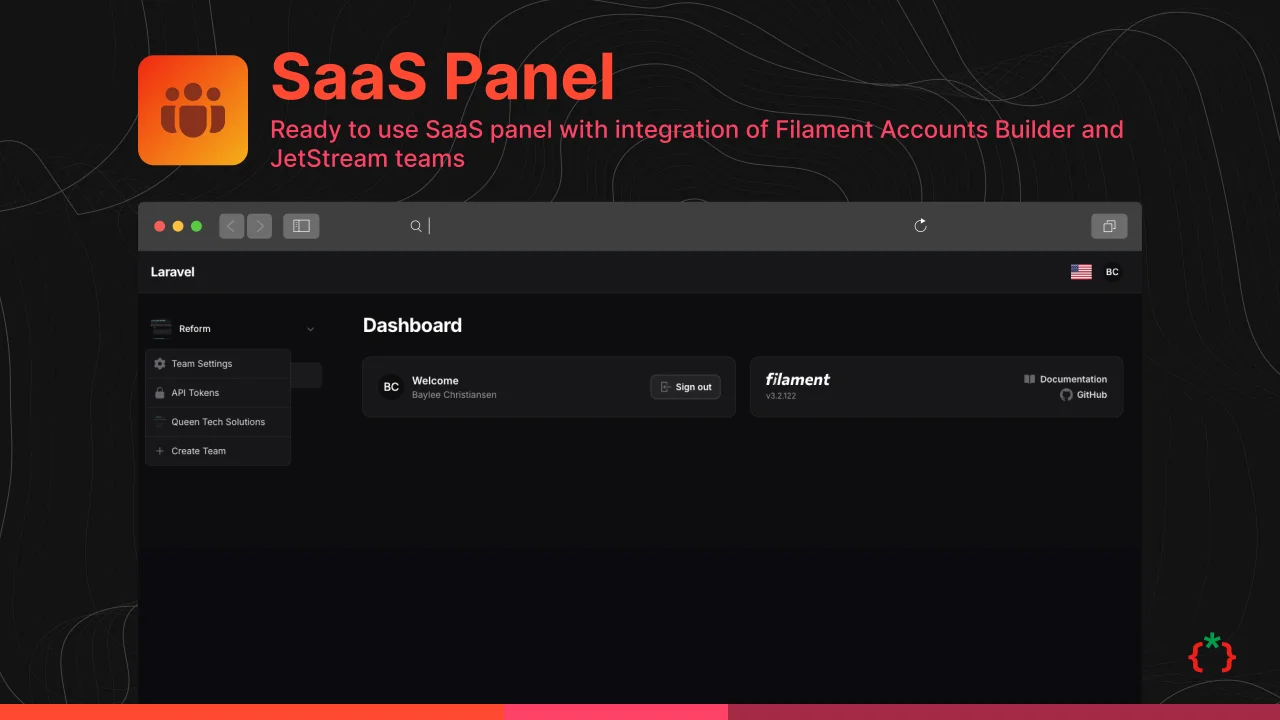 SaaS Panel plugin screenshot