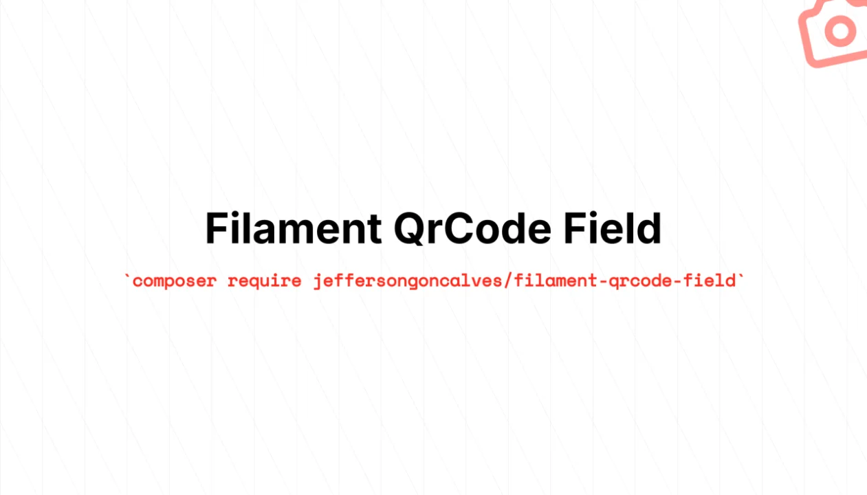 QrCode Field plugin screenshot