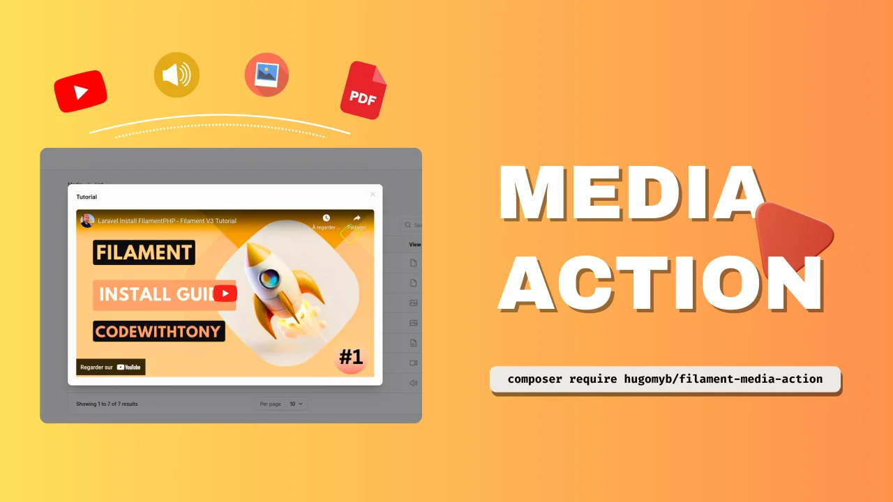 Media Action plugin screenshot