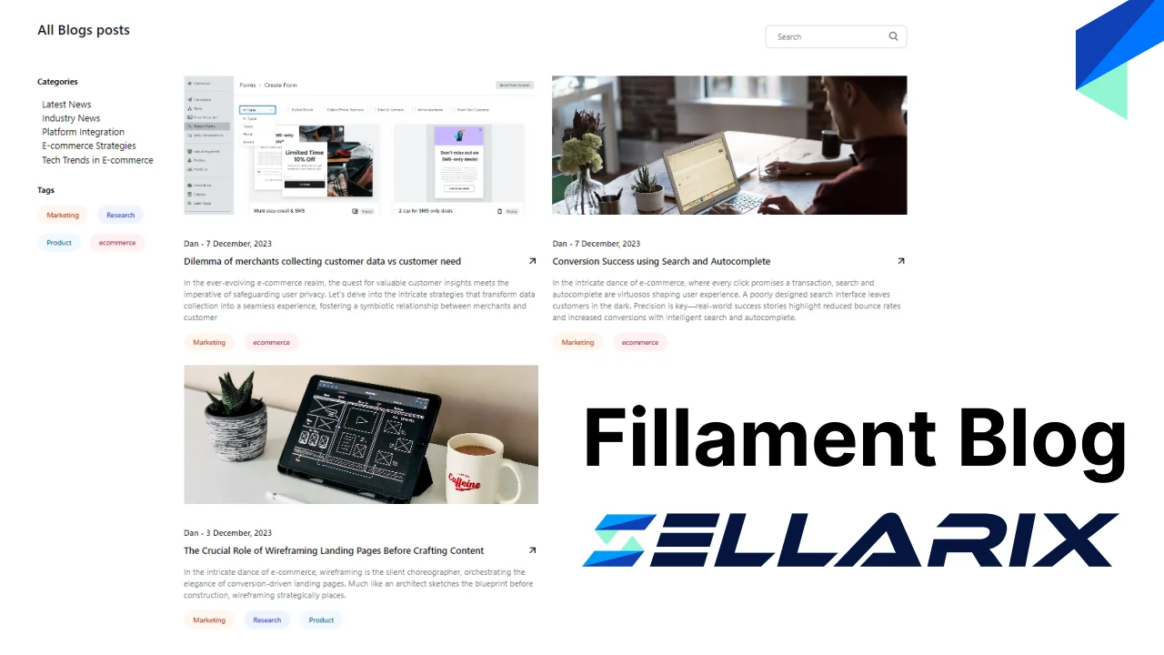 Blog plugin screenshot