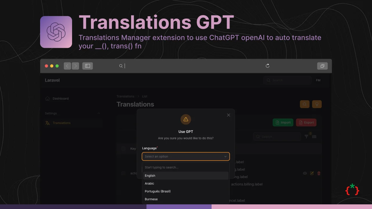 Translations GPT plugin screenshot