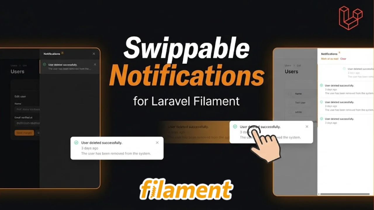 Swippable Notification plugin thumbnail