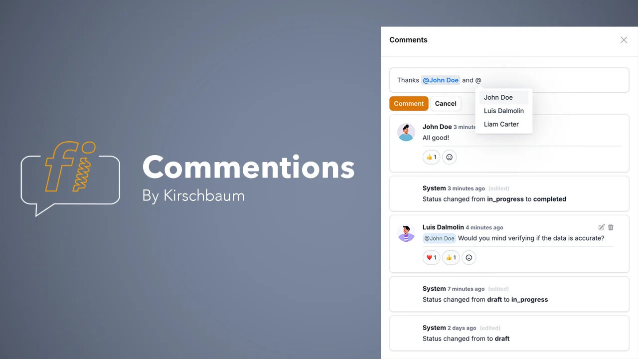 Commentions plugin screenshot