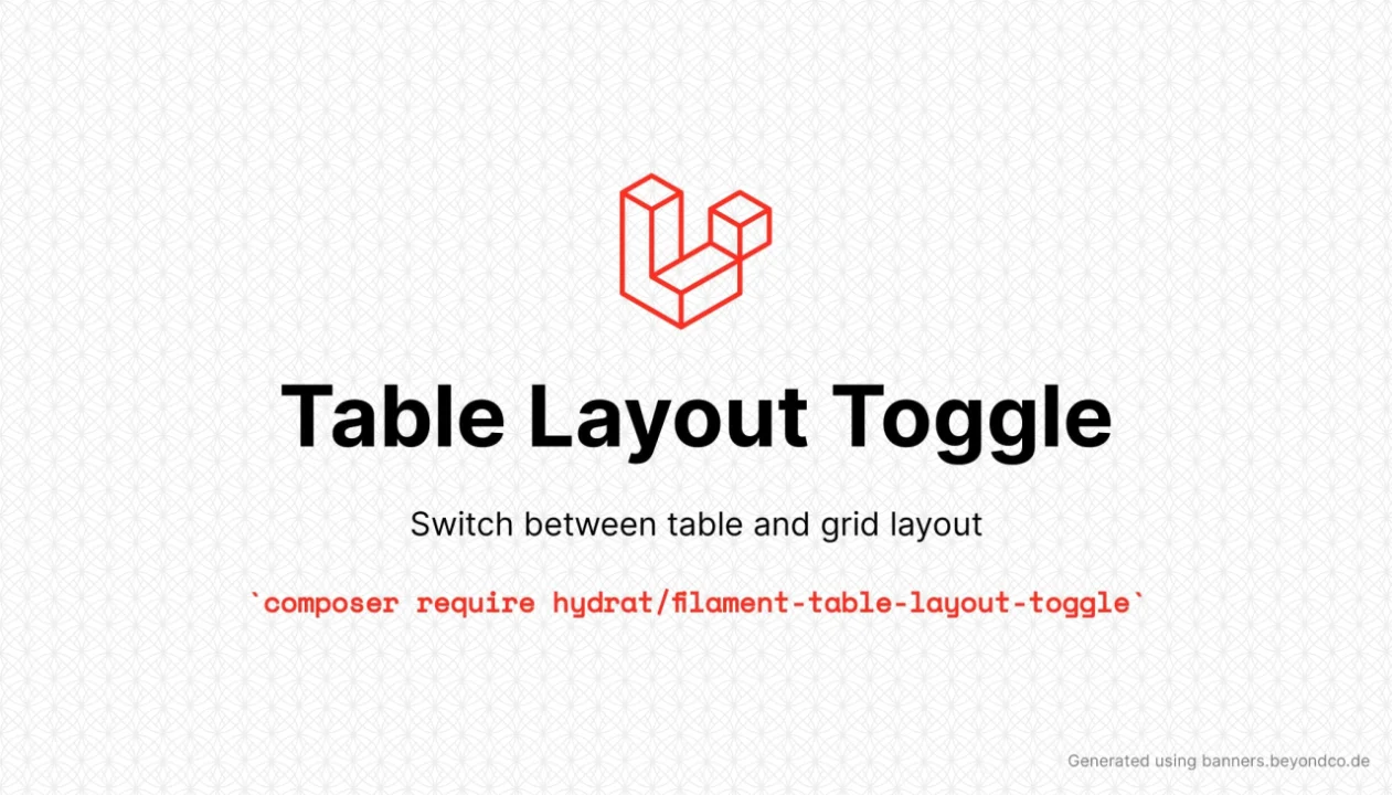 Table Layout Toggle plugin screenshot