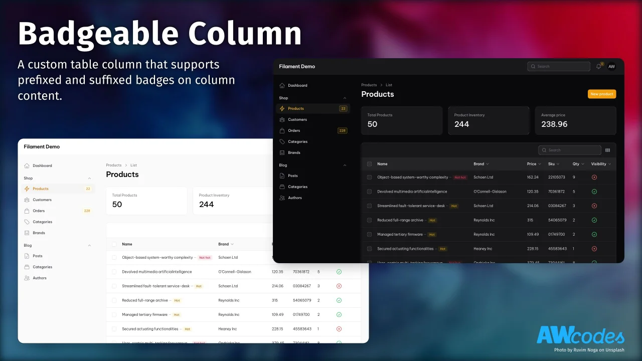 Badgeable Column plugin thumbnail