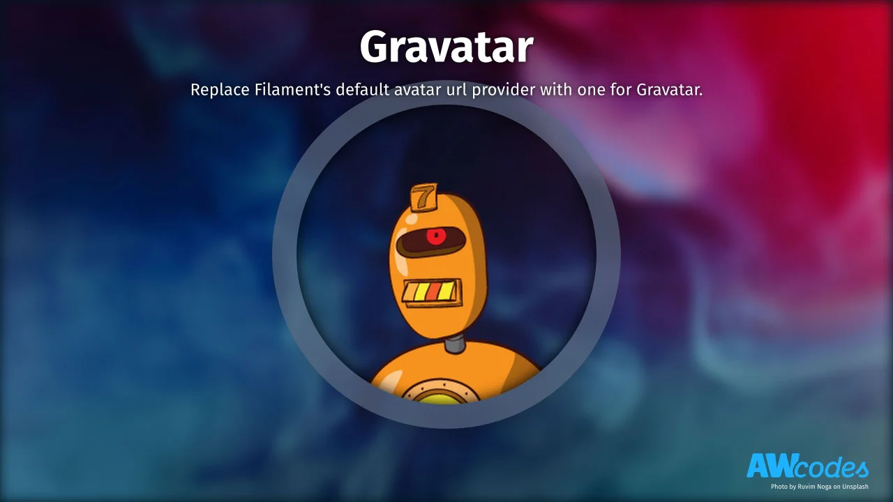 Gravatar plugin screenshot