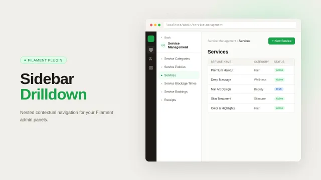Drilldown sidebar plugin thumbnail