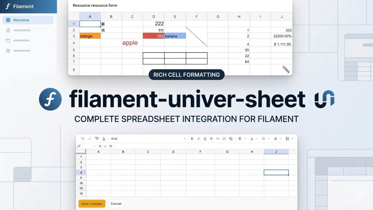 Univer Sheet plugin screenshot