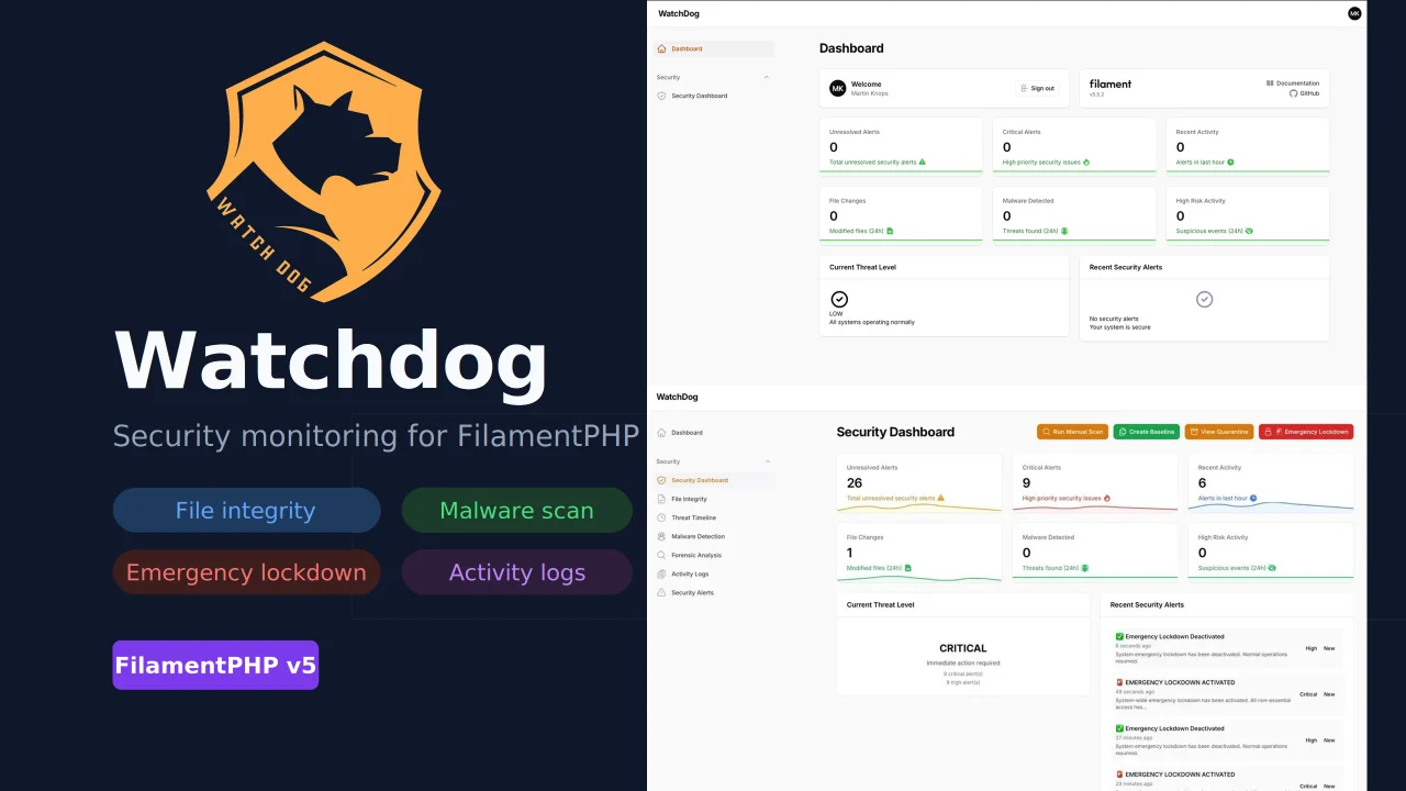 Watchdog plugin screenshot