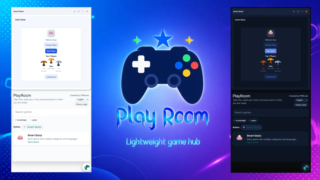 Play Room plugin screenshot