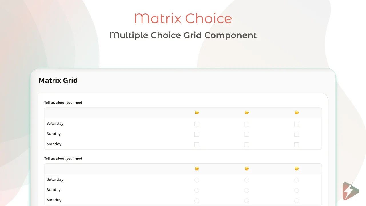 Matrix Choice ⚡️ Multiple Choice Grid plugin thumbnail