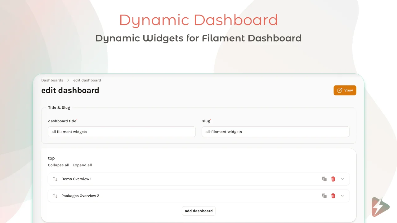 Dynamic Dashboard ⚡️ plugin thumbnail