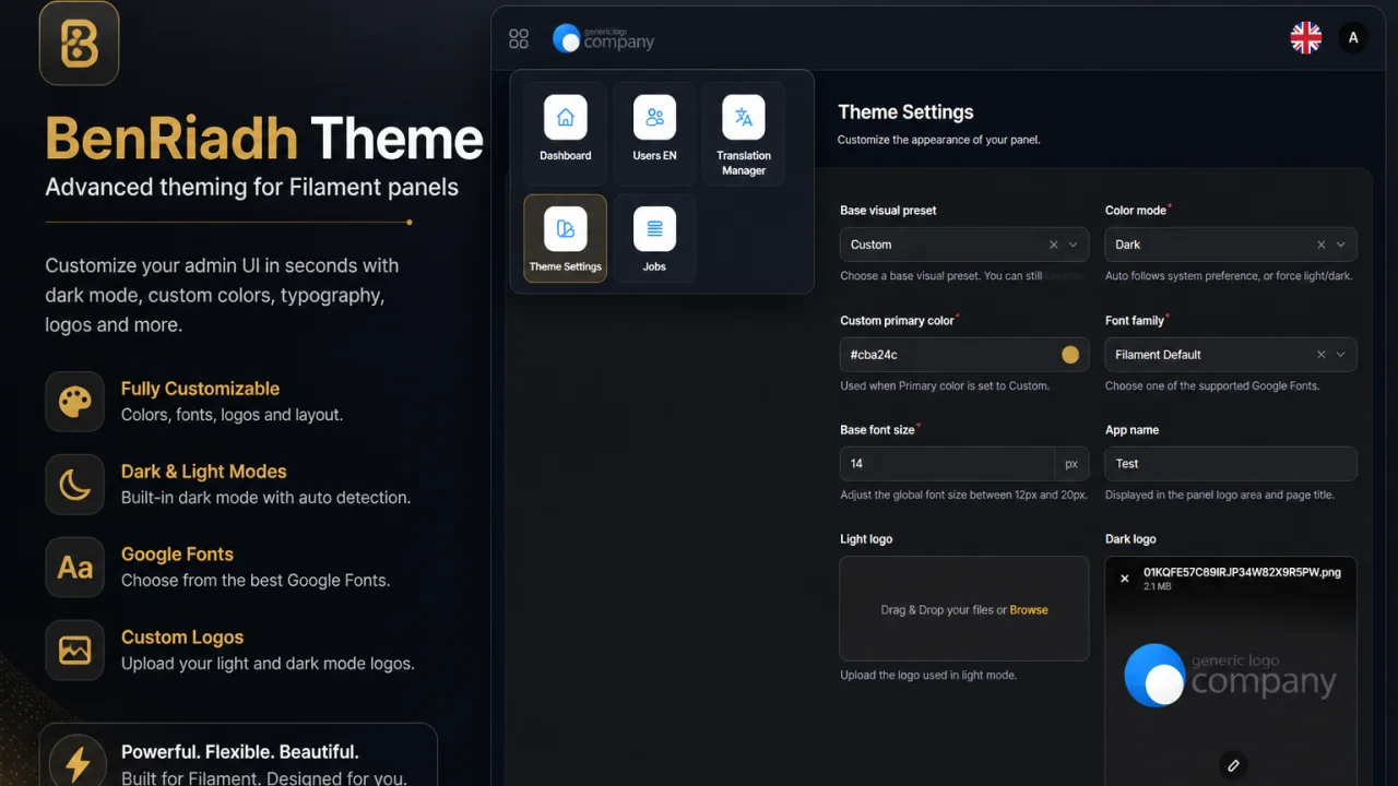 BenRiadh Theme plugin screenshot