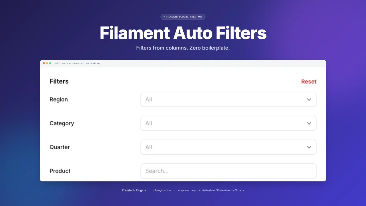 Auto Filters plugin thumbnail
