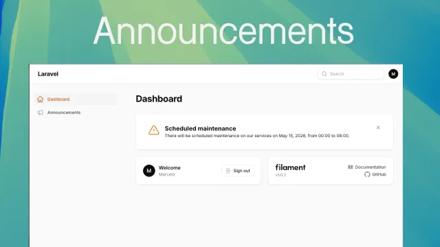 Announcements plugin thumbnail