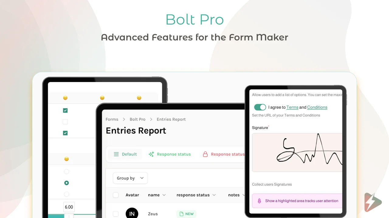 Bolt Pro ⚡️ Advanced Features for Bolt plugin screenshot