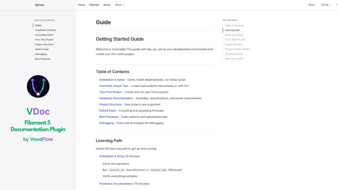 Vdocs plugin screenshot