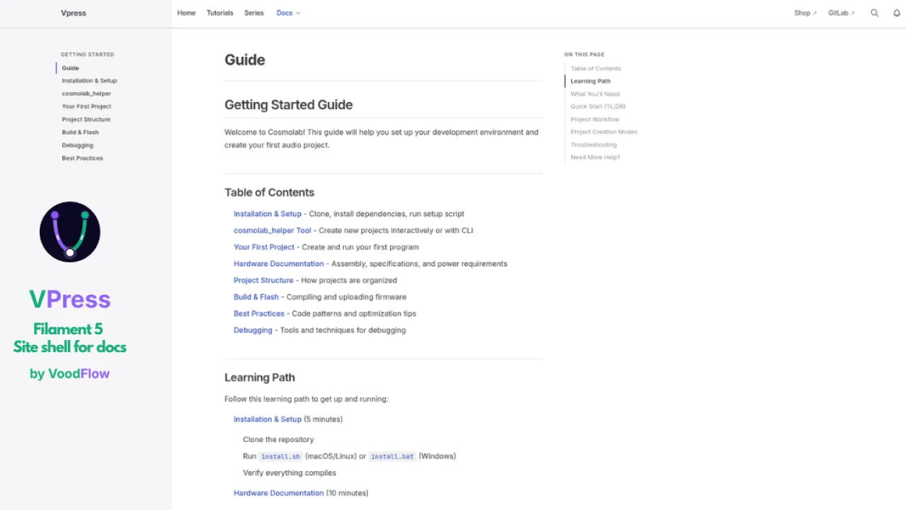 Vpress plugin screenshot