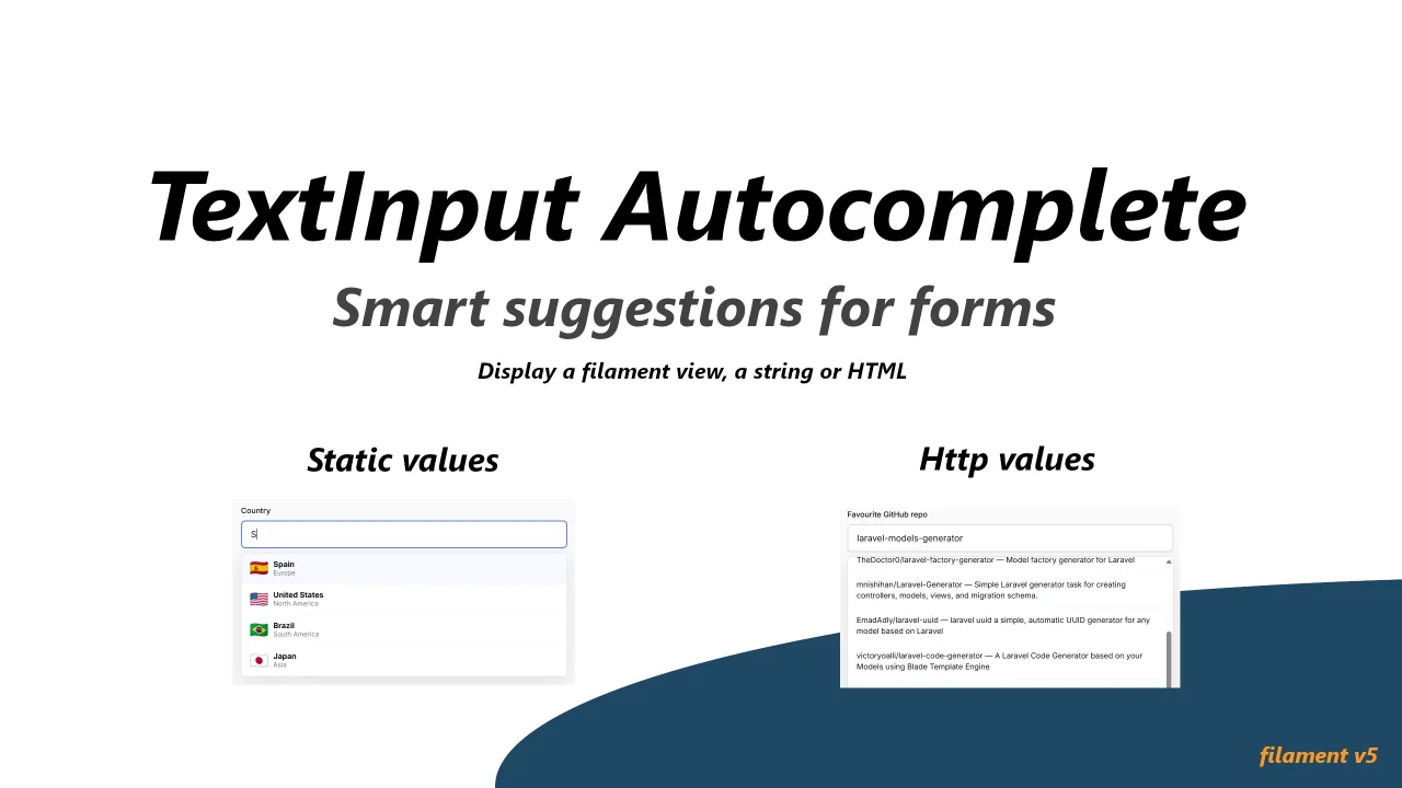 TextInput Autocomplete plugin thumbnail
