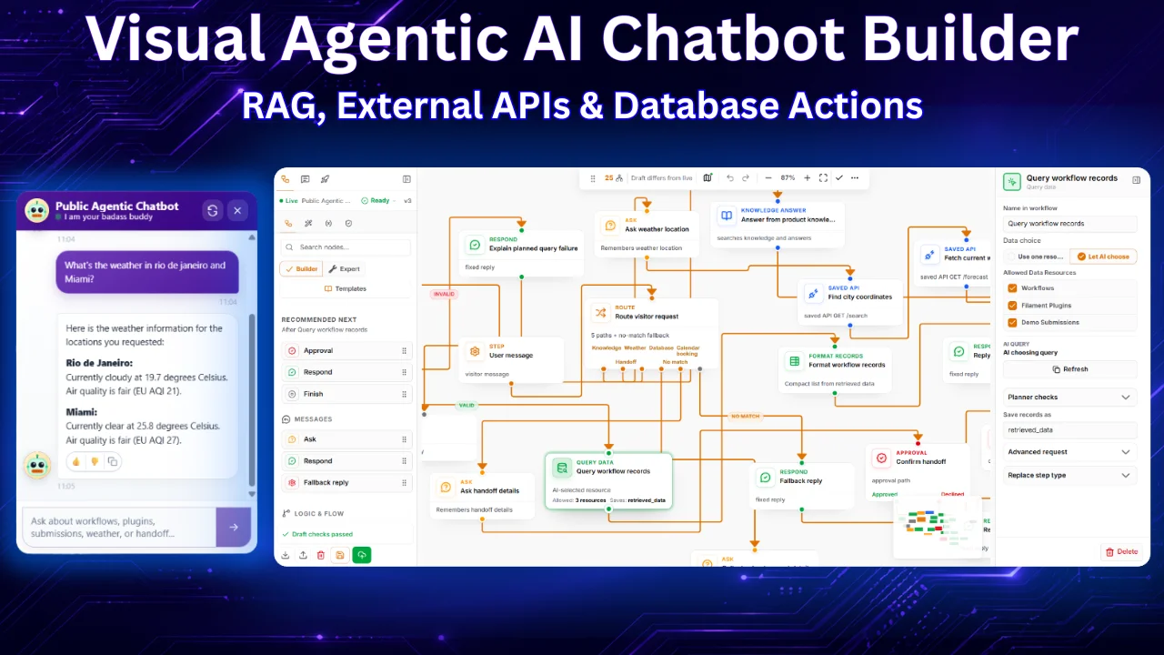  Agentic AI Chatbot Builder plugin thumbnail