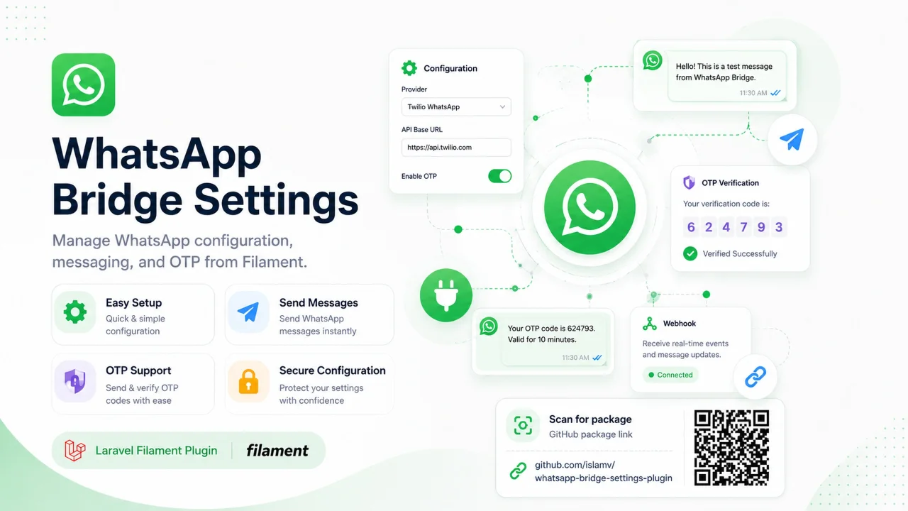 WhatsApp Bridge Settings  plugin thumbnail
