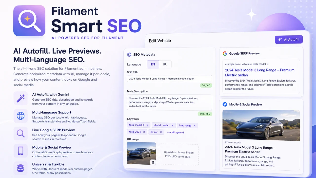 Smart SEO plugin screenshot